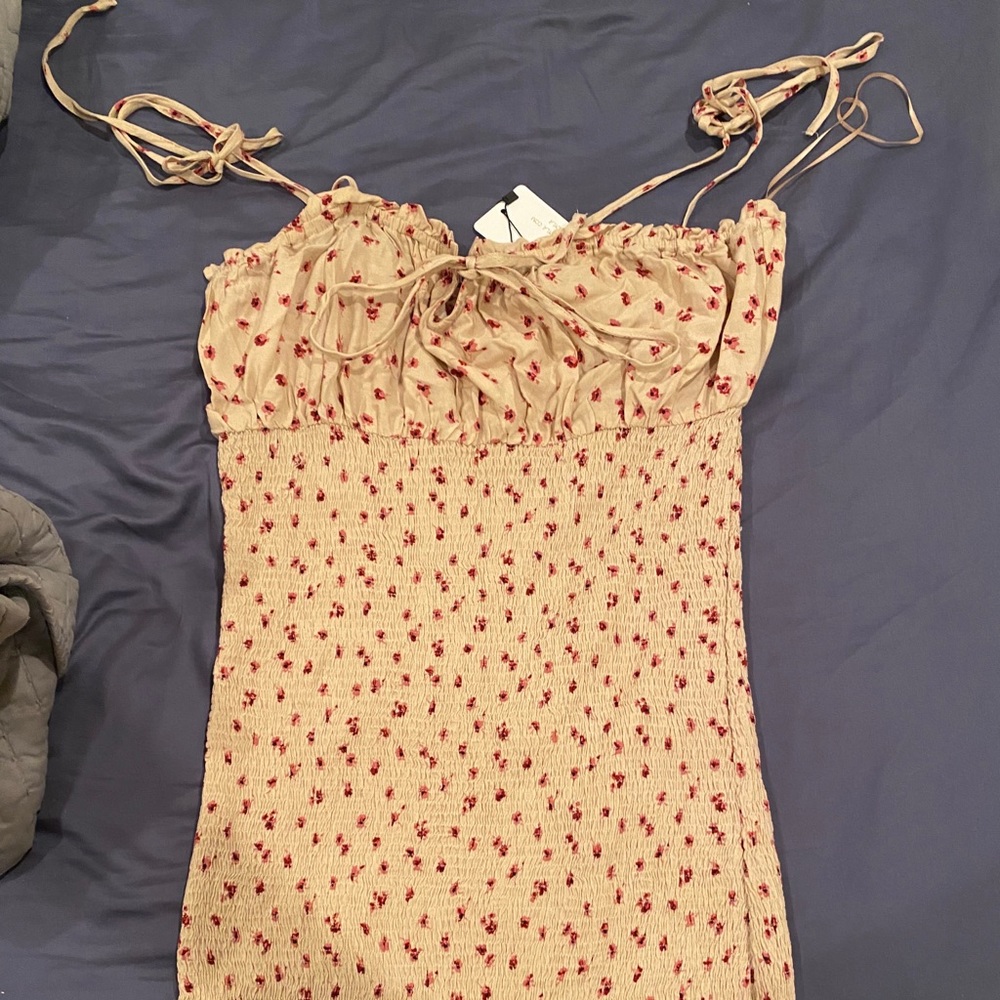 Cute dress - floral / pink